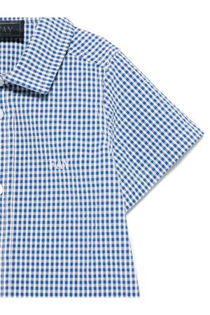 Gingham,Pattern Shirt FAY KIDS | FW5541G0178615BC